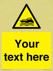 Custom Warning motorised watercraft